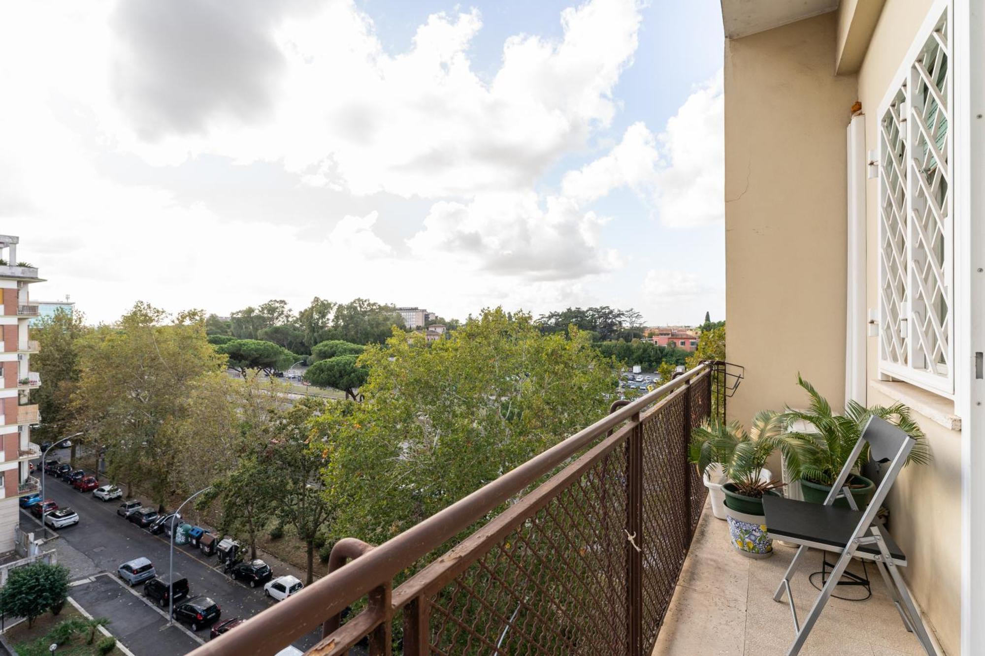 Hotel Colombo Penthouse Wi Fi Netflix Ac à Rome Extérieur photo
